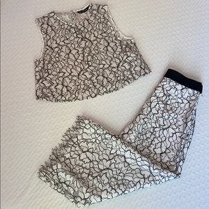 Zara white lace set